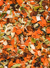 Assorted tea and spices specialties in Istanbul Turkey, Grand Bazaar