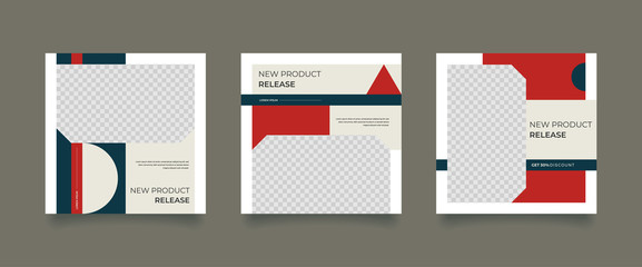 Unique Editable modern Social Media banner Template.Promotional web banner for social media. Elegant sale and discount promo. Fashion and lifestyle blog templates, web banners