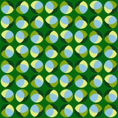 Clear geometric forms. Abstract vector seamless pattern.