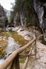 River in the natural park of Cazorla