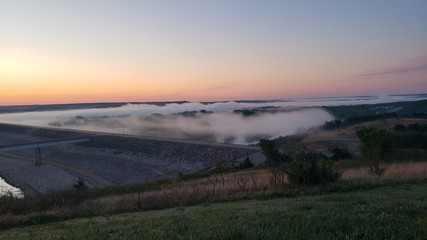sunrise in the mountains