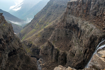 Travel to the Putorana plateau in Siberia in Russia in the summer