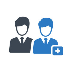 Add business person icon