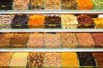 Egyptian Bazaar. The Spice Bazaar in Istanbul, Turkey is one of the largest bazaars in the city.