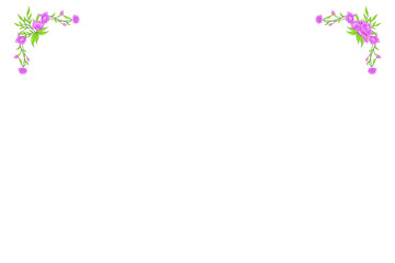 FLoral Vintage Hand Drawn Wedding Vector Ornaments Frames