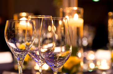 two glasses of champagne