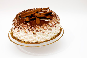 cake with chocolate