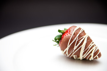 strawberry and chocolate