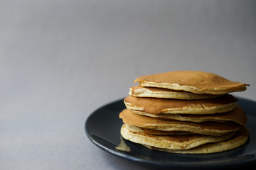 Pancakes on the plate