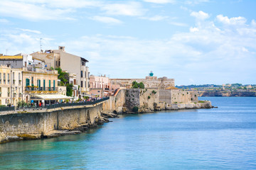 Obraz premium Nice view of Ortigia Island (Syracuse)