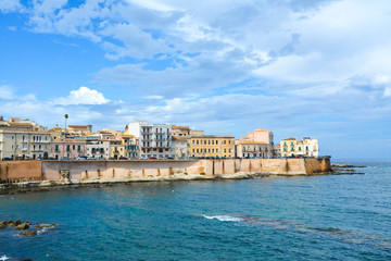Obraz premium Nice view of Ortigia Island (Syracuse)