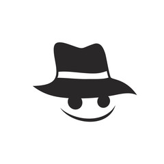 Design of man with hat icon