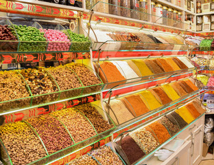 Egyptian Bazaar. The Spice Bazaar in Istanbul, Turkey is one of the largest bazaars in the city.