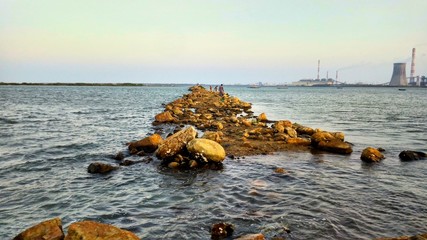 pier in the winter