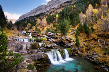 Gradas de Soaso in Ordesa y Monte Perdido National Park, spanish pyrenees, Spain