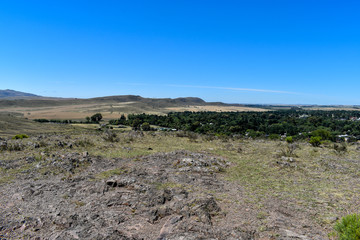 Fototapeta na wymiar Vista del Cerro Ceferino en Sierra de la Ventana