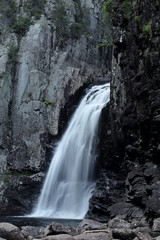 Fototapeta na wymiar Highest waterfall in Vestfold county