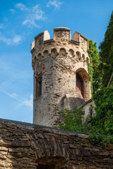 Fototapeta na wymiar View of the Lahneck castle