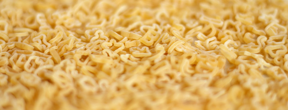  image of dry vermicelli close-up
