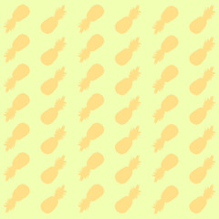 pineapple shaped pattern on yellow background