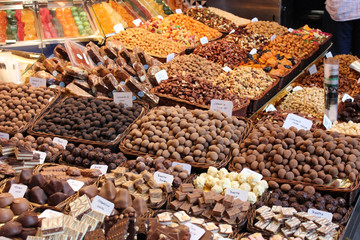 Scenes from the market in Barcelona