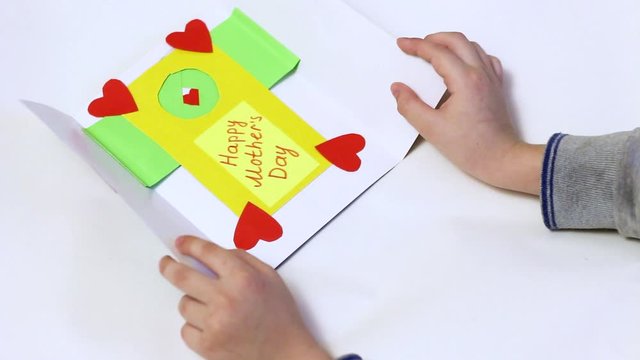  Greeting card for mother's day.