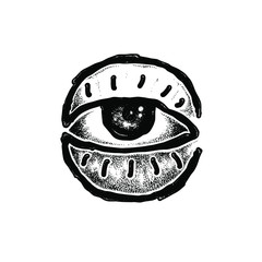 Eye symbol Vector illustration