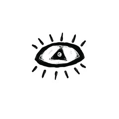 Eye symbol Vector illustration