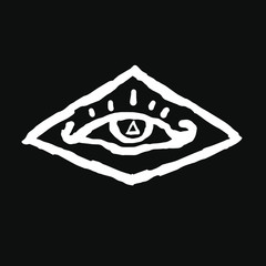 Simple Eye symbol Vector