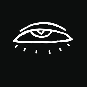 Simple Eye symbol Vector