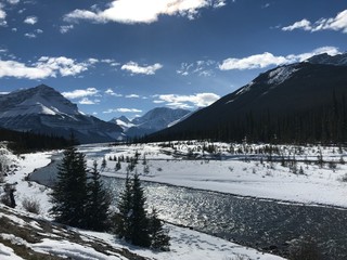 winter mountain landscape