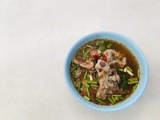 Spicy boiled cartilage broth Super spicy, super delicious
Sweet and sour Is a food that is suitable for people who like to eat spicy Cartilage is crunchy and chewable.