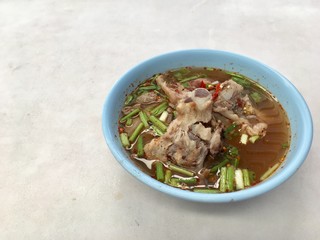 Spicy boiled cartilage broth Super spicy, super delicious
Sweet and sour Is a food that is suitable for people who like to eat spicy Cartilage is crunchy and chewable.
