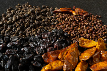 spices, pepper