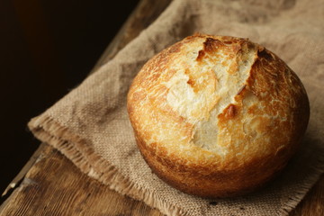 rustic sourdough bread, natural bread
