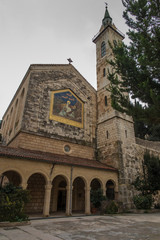 Church of the Visitation where the Virgin Mary visited her cousin Elisabeth and Zacharias and where...