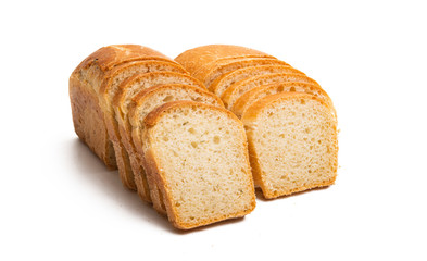 slices of bread Isolated