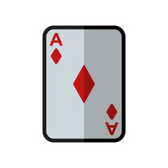 Obraz premium poker card icon design vector template