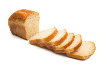 slices of bread Isolated