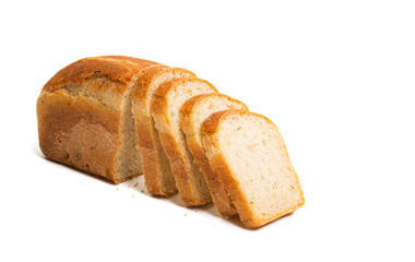 slices of bread Isolated