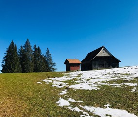 house in the mountains