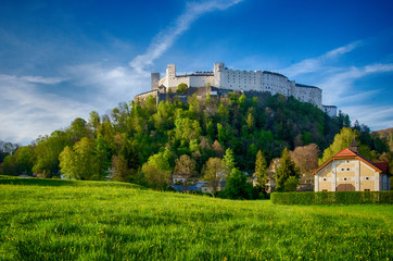 Fototapeta na wymiar Castle in Salzburg, Austria