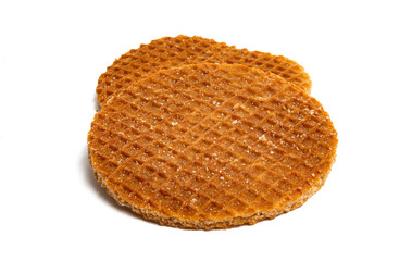 Dutch waffles Isolated