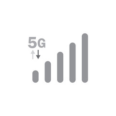 Icon mobile network 5G. mobile access data fastest with network 5G. symbol or icon 5G for mobile network. 5th Generation Wireless Internet Network Connection