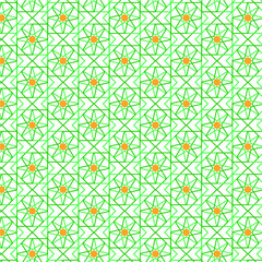 Arabic pattern seamless background. Geometric Muslim ornament backdrop. vector illustration of Islamic texture
