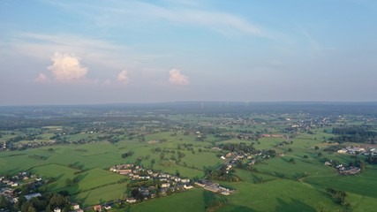 plaine du Limbourg près de Eupen dans les Flandres Belges