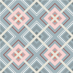 Square seamless pattern soft pastel colors repeated print