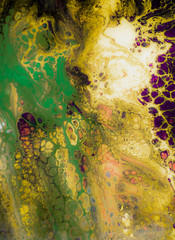 acrylic, paint, abstract. Closeup of the painting. Colorful abstract painting background. Highly-textured oil paint. High quality details. Marbling. Marble texture. Paint splash. Colorful fluid