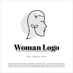Logo Template Beauty woman