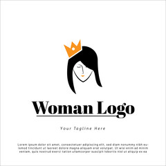 Logo Template Beauty woman
